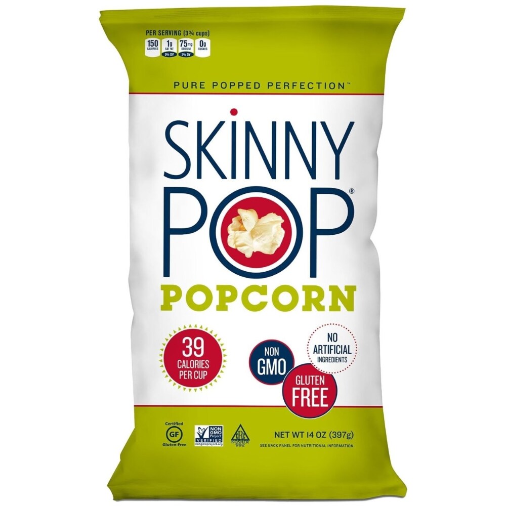 Photo of SkinnyPop Original All Natural Popcorn Gluten FREE - NON GMO 14 Ounce