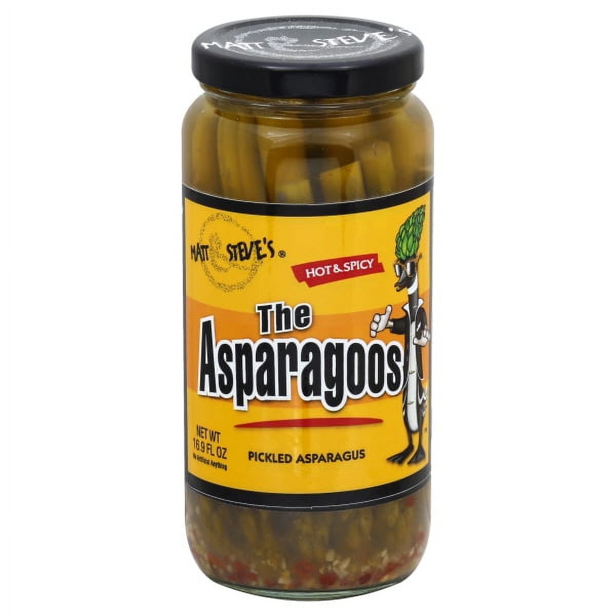 The Asparagoos Hot & Spicy Pickled Asparagus, Hot & Spicy