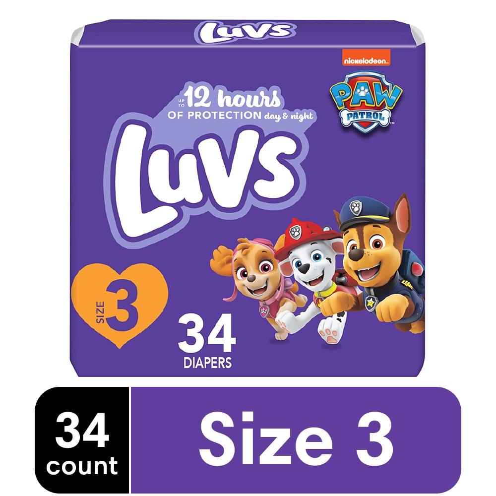 Luvs Diapers - Ultra Leakguards - Size 3 - 34 Ct
