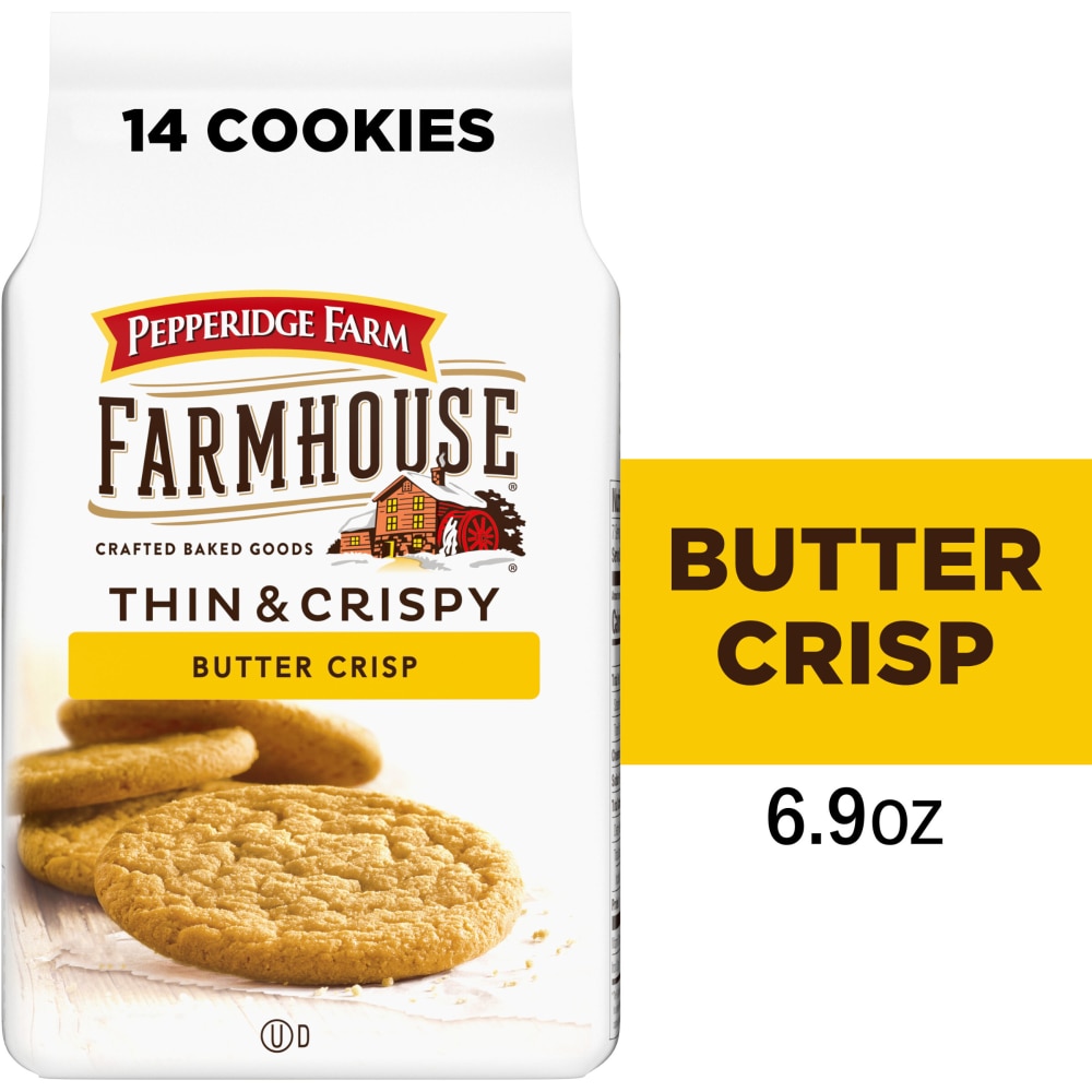 Photo of Pepperidge Farm Farmhouse Thin & Crispy Butter Crisp Cookies, 6.9 Oz. Bag