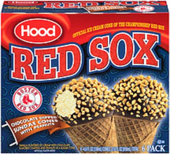 Chocolate Dipped Sundae Cones with Peanuts Vanilla Flavored Ice Cream with Chocolate Flavored