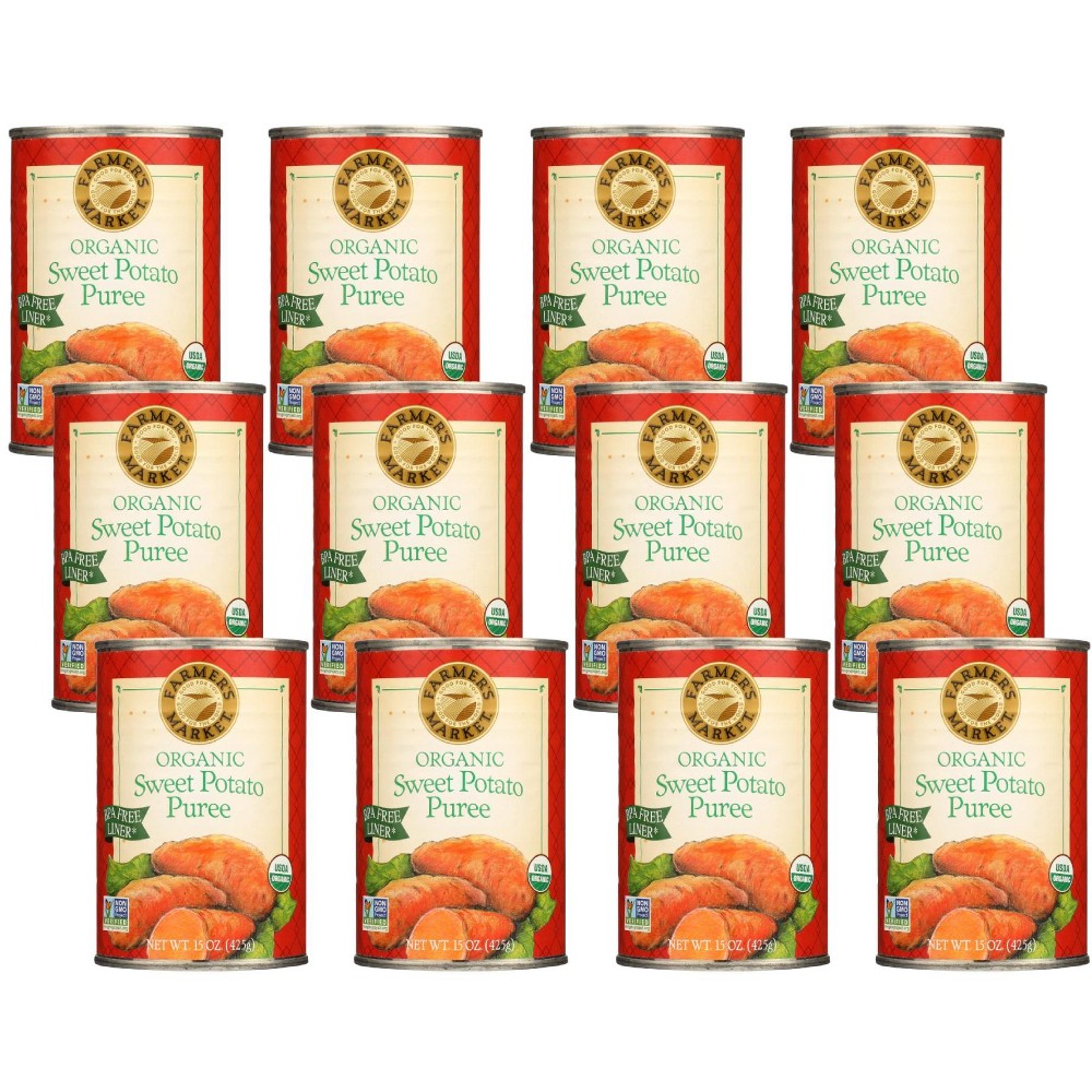 Photo of Farmer's Market Organic Sweet Potato Puree - Case Of 12/15 Oz