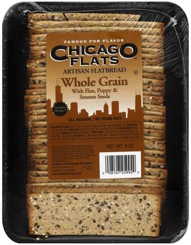 Chicago Flats, Whole Grain Artisan Flatbread