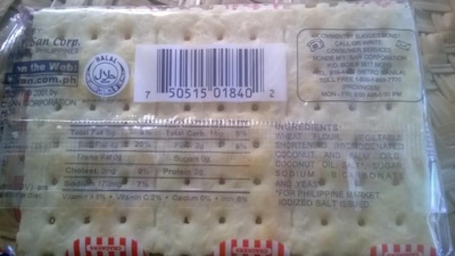 M. Y. San SkyFlakes Crackers