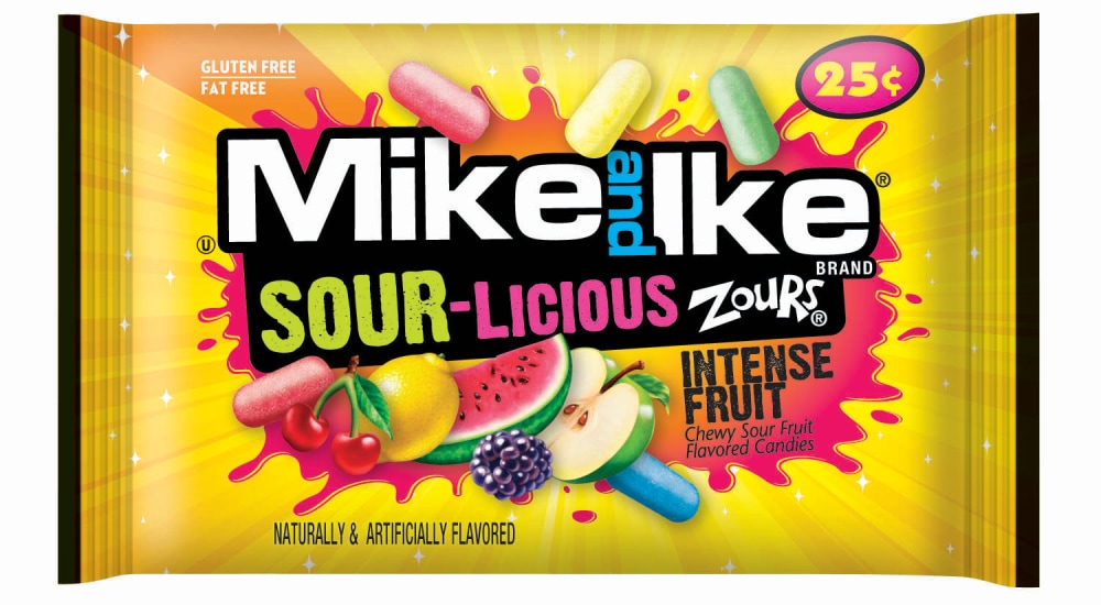 Photo of Mike & Ike Zours Chewy Sour Candies Fruit