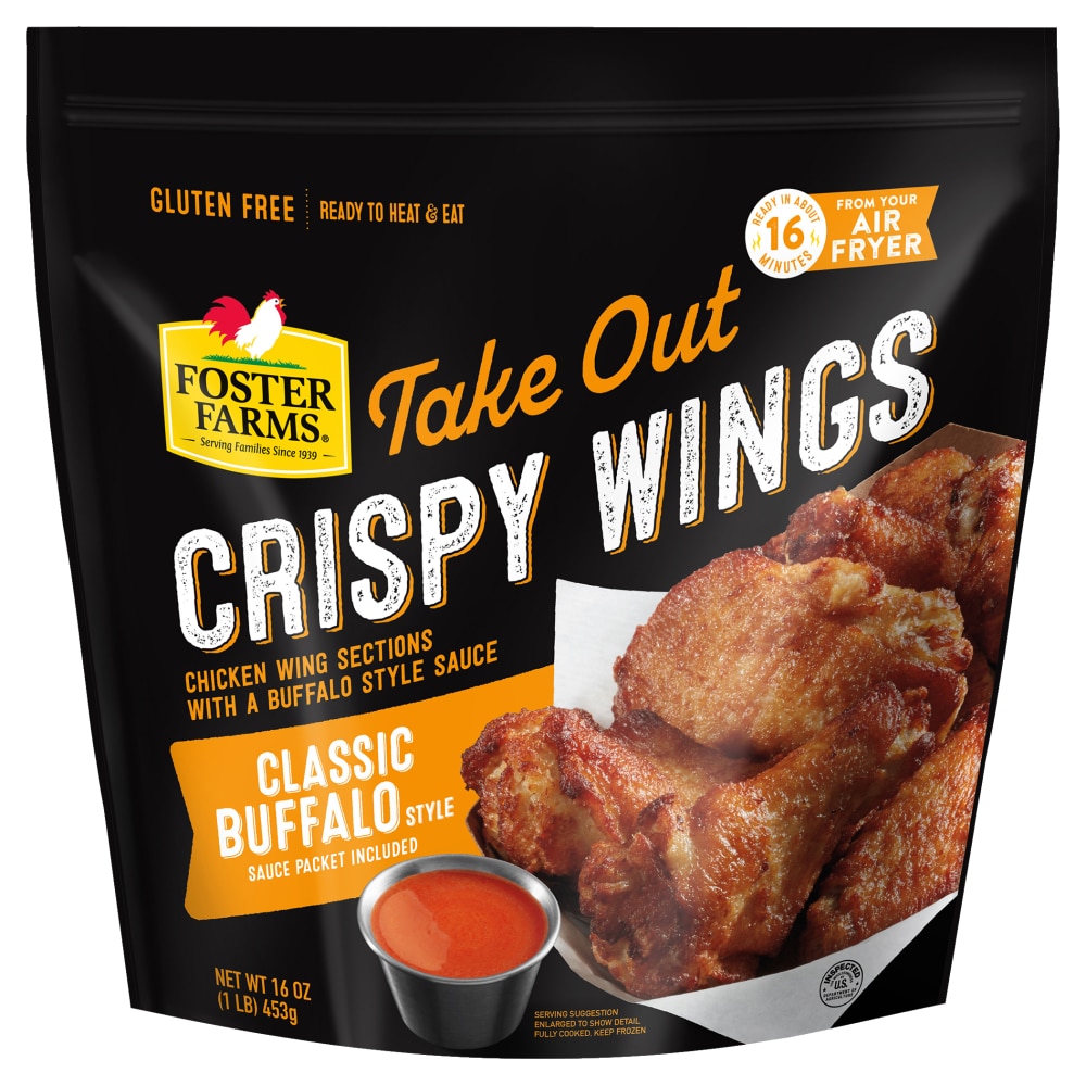 Classic Buffalo Style Take Out Crispy Wings