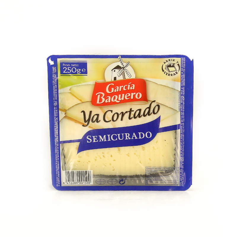 QUESO CUÂ¥A G.BAQUERO SEMI YA CORT.250G