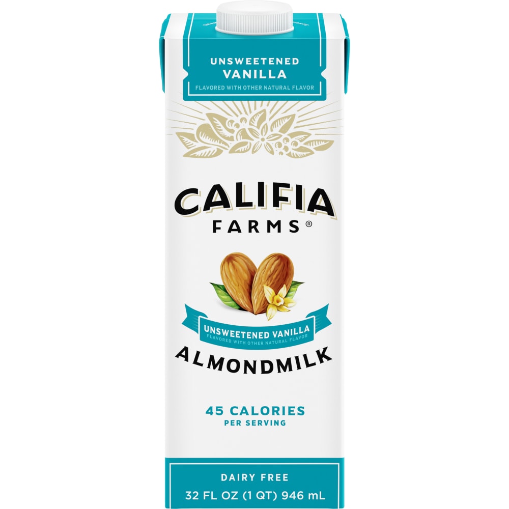 Photo of Califia Farms Almondmilk, Unsweetened Vanilla, Dairy Free 32 Fl Oz