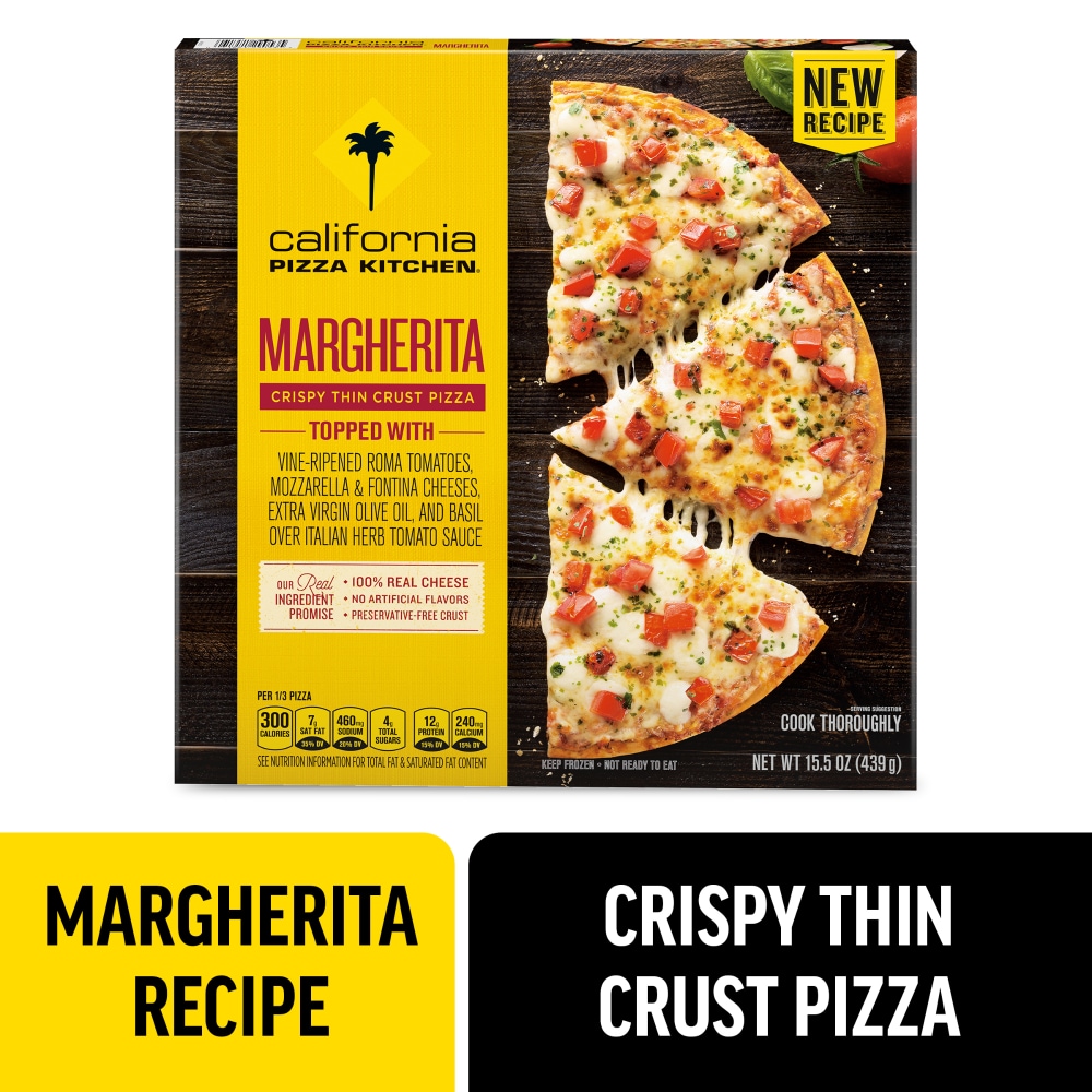 California Pizza Kitchen Margherita Recipe Crispy Thin Crust Frozen