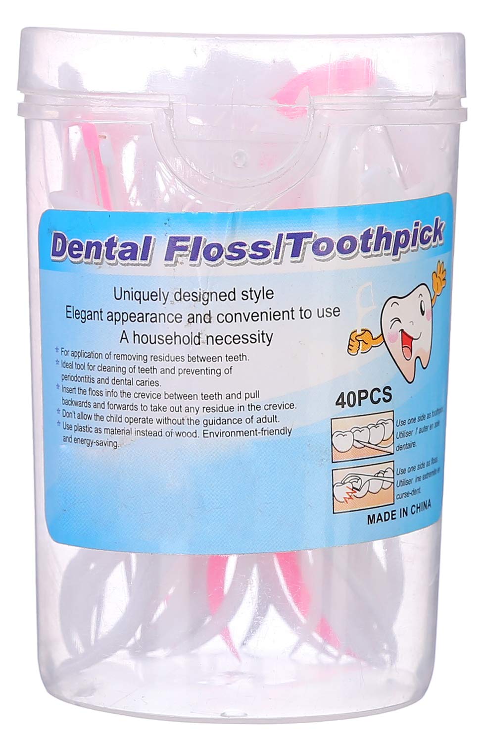3 Dental Floss Toothpick 30 PC’s