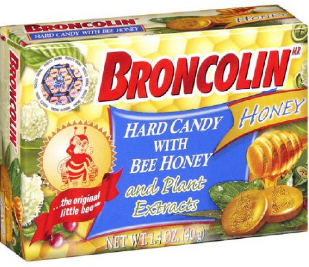 Broncolin Bee Honey & Plant Extracts Hard Candy