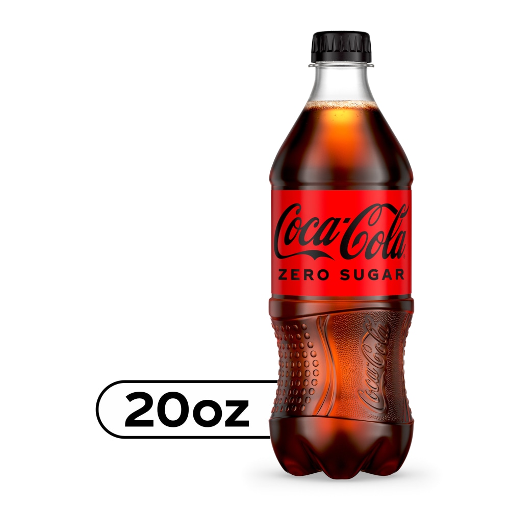 Photo of Coca-Cola Coke Zero Sugar Diet Soda Soft Drink - 20 Fl Oz
