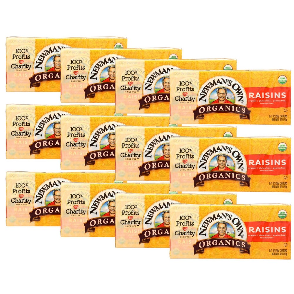 Photo of Newman's Own Organic Raisins - 6 Pack 1.00 Oz