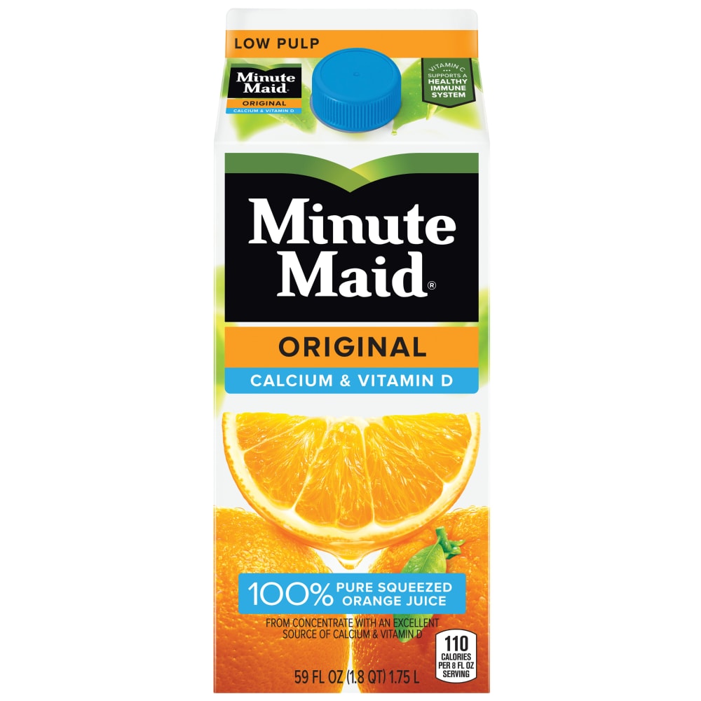 Photo of Minute Maid Orange Juice Calcium Carton, 59 Fl Oz