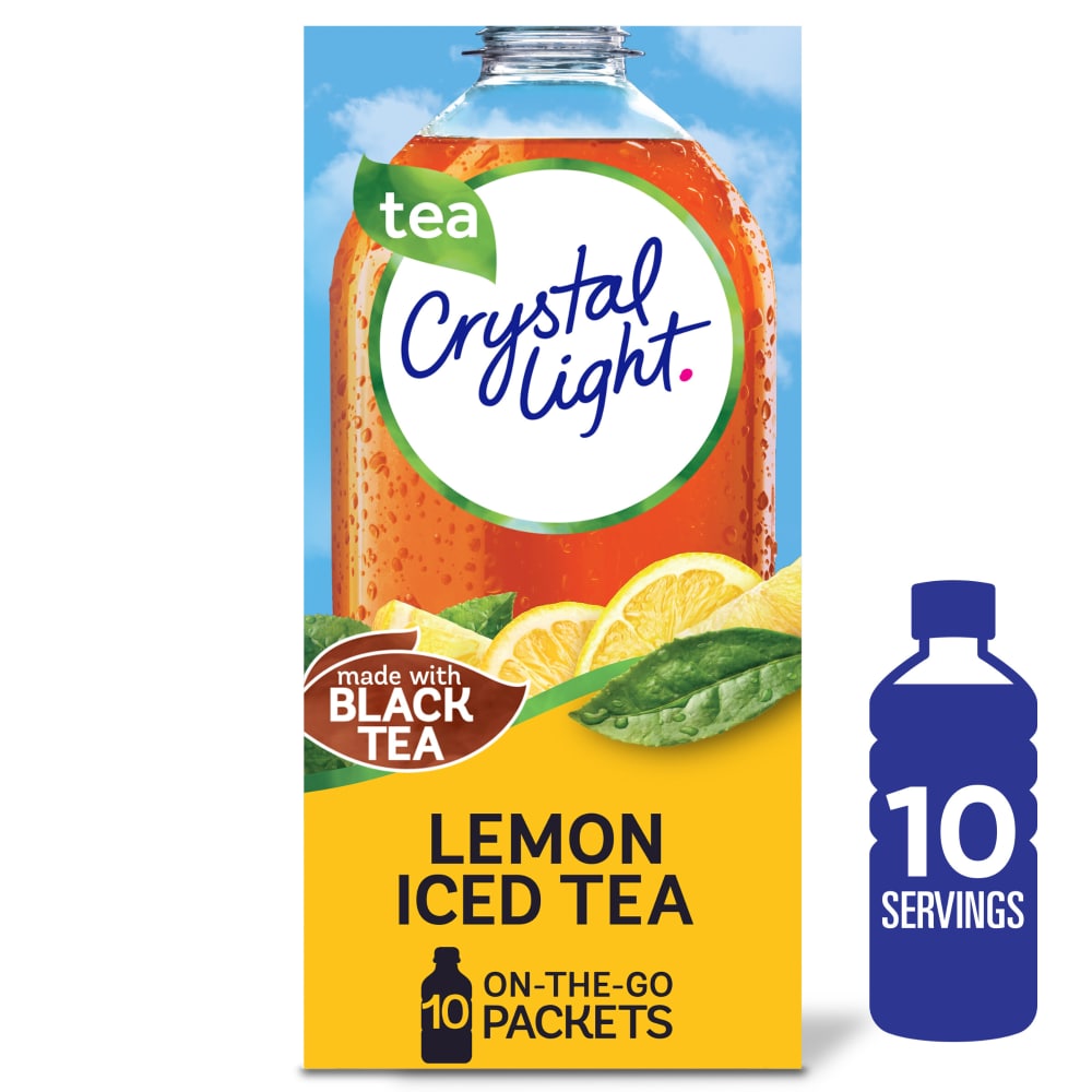 Photo of Crystal Light Lemon Iced Tea Powdered Drink Mix 10-0.07 Oz. Packets