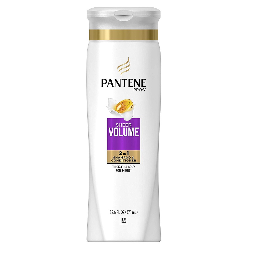 Pantene Pro-V Sheer Volume 2 In 1 Shampoo & Conditioner, 12.6 Fl Oz