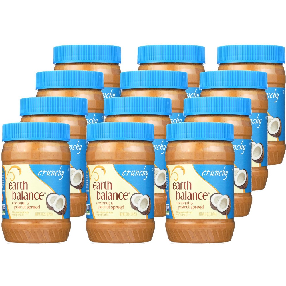 Crunchy Peanut + Coconut Oil Spread, Crunchy