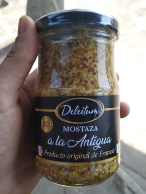 MOSTAZA A LA ANTIGUA DELEITUM 190 GR