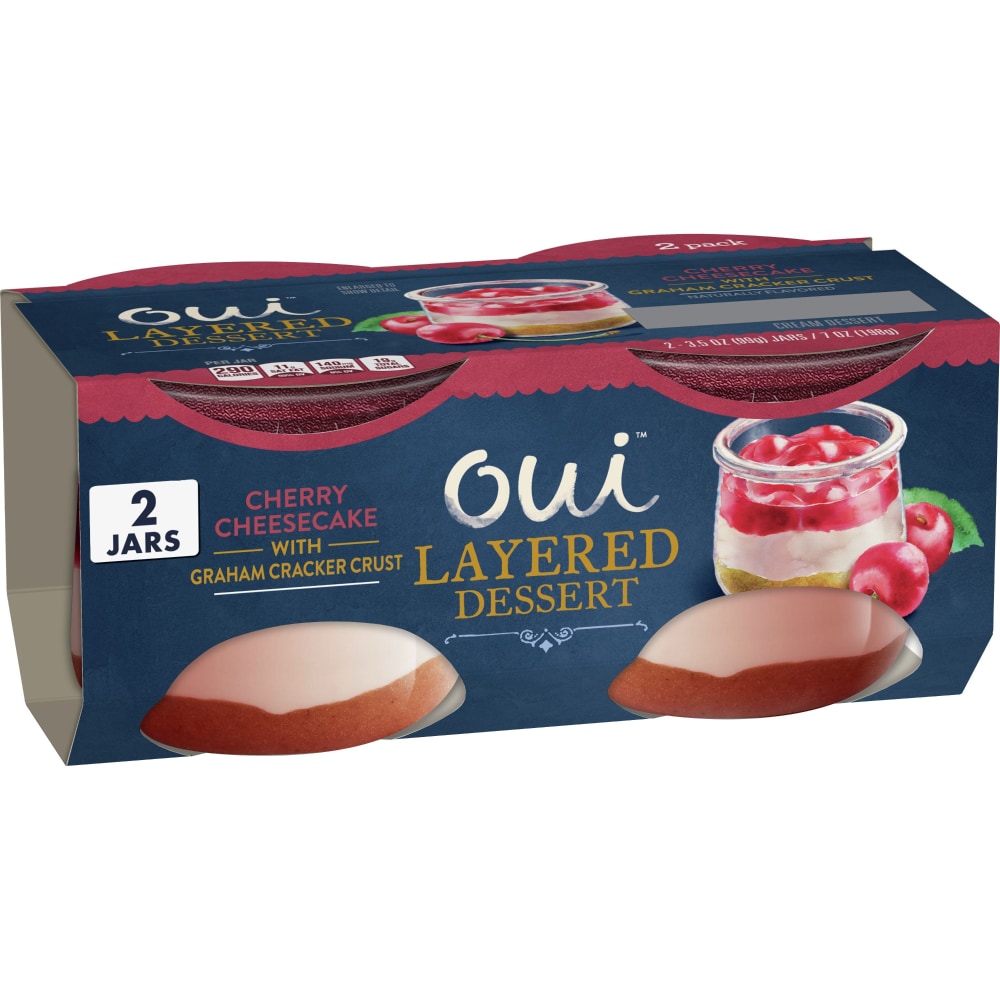Photo of Oui By Yoplait Layered Dessert, Cherry Cheesecake, 2 Cups
