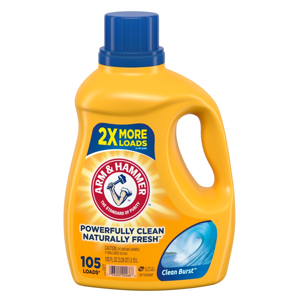 Arm & Hammer Liquid Detergent - Powerfully Clean - 105 Floz