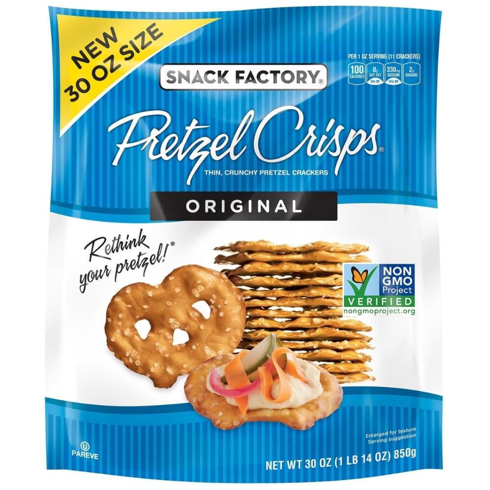 Original Thin, Crunchy Pretzel Crackers, Original