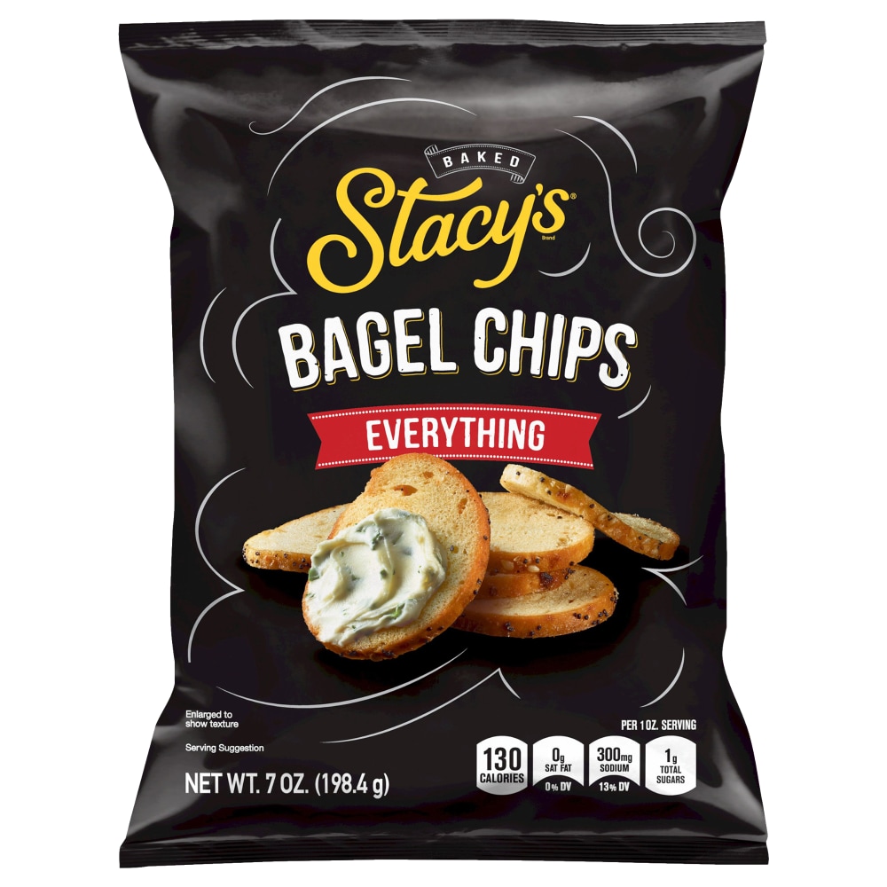 Photo of Stacy's Baked Everything Bagel Chips, 7 Ounce