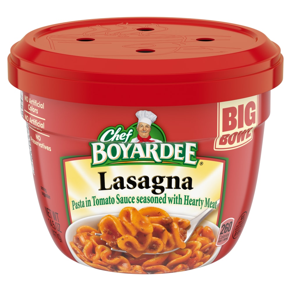 Chef Boyardee Lasagna, Pasta in Chunky Tomato Sauce Seasoned with Meat, 14.5 Oz.