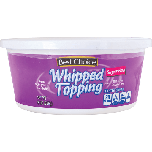 Zero Sugar Whipped Topping, Zero Sugar