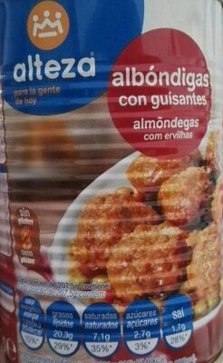ALBONDIGAS CON GUISANTES ALTEZA 425G F.A