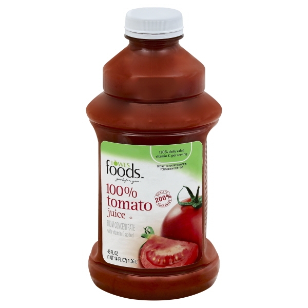 Tomato Juice from Concentrate, Tomato