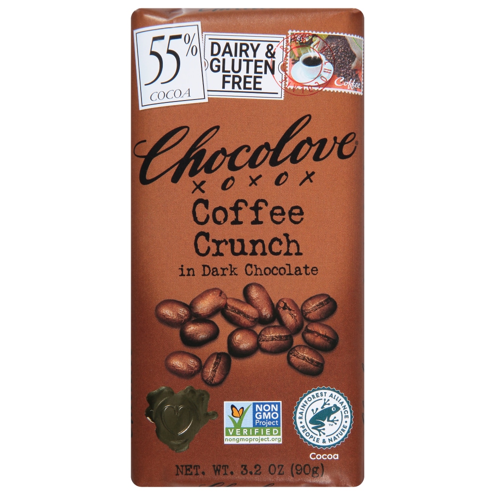 Photo of Chocolove Coffee Crunch In Dark Chocolate Bar, 3.2 Oz