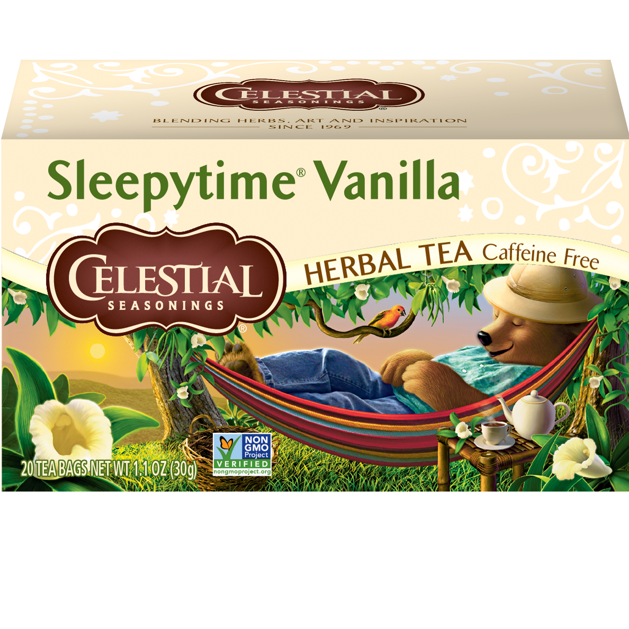 Photo of Celestial Seasonings Sleepytime Vanilla Caffeine Free Herbal Tea Bags 20 Ct Box