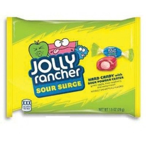 Sour Surge Flavored Hard Candy with Sour Powder Center, Sour Surge