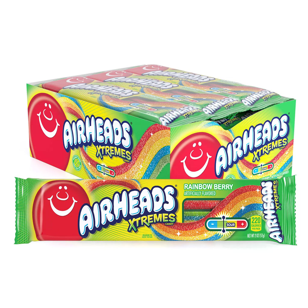 Photo of Airheads Xtremes Candy, Sweetly Sour, Rainbow Berry