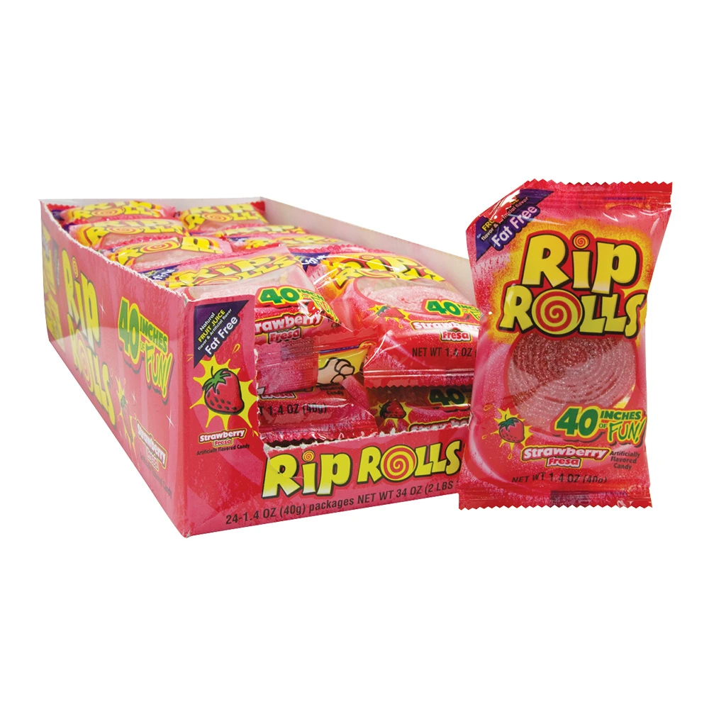 Upc Small Rip Rip Rolls Strawberry Candy — UPC 9060349685 — Go-UPC