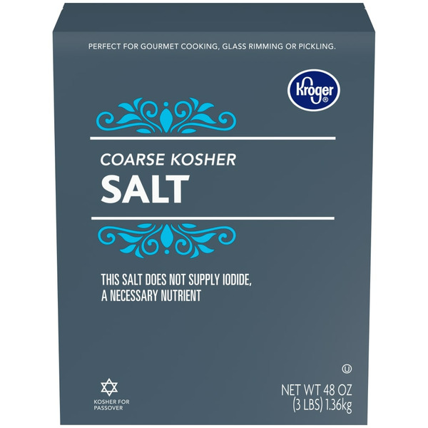 Kosher Coarse Salt, Kosher