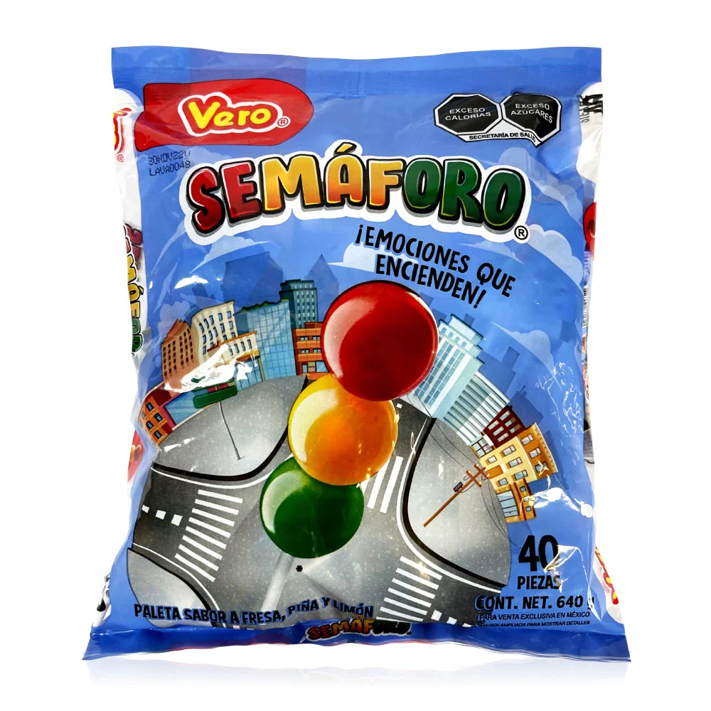 Vero Semaforo Lollipop 40ct