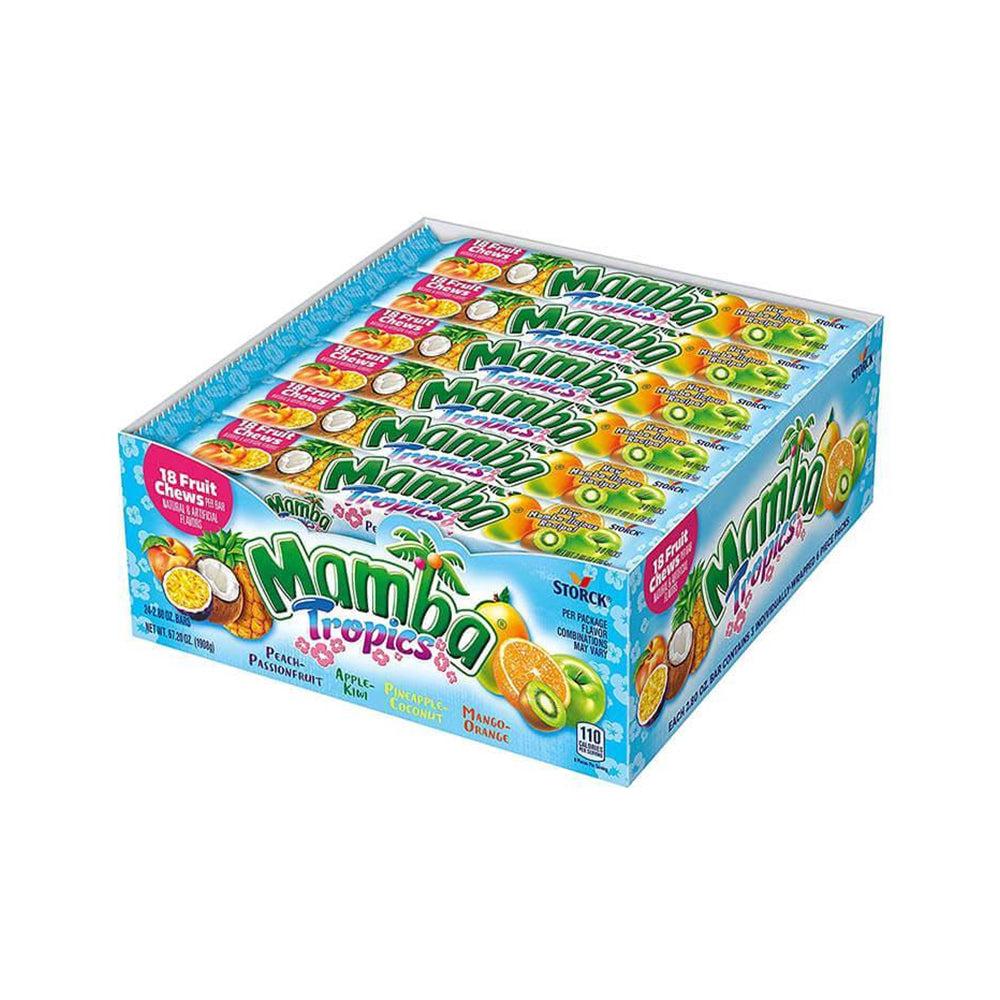 Photo of Mamba Tropics Fruit Chews Chewy Candy Stick Pack