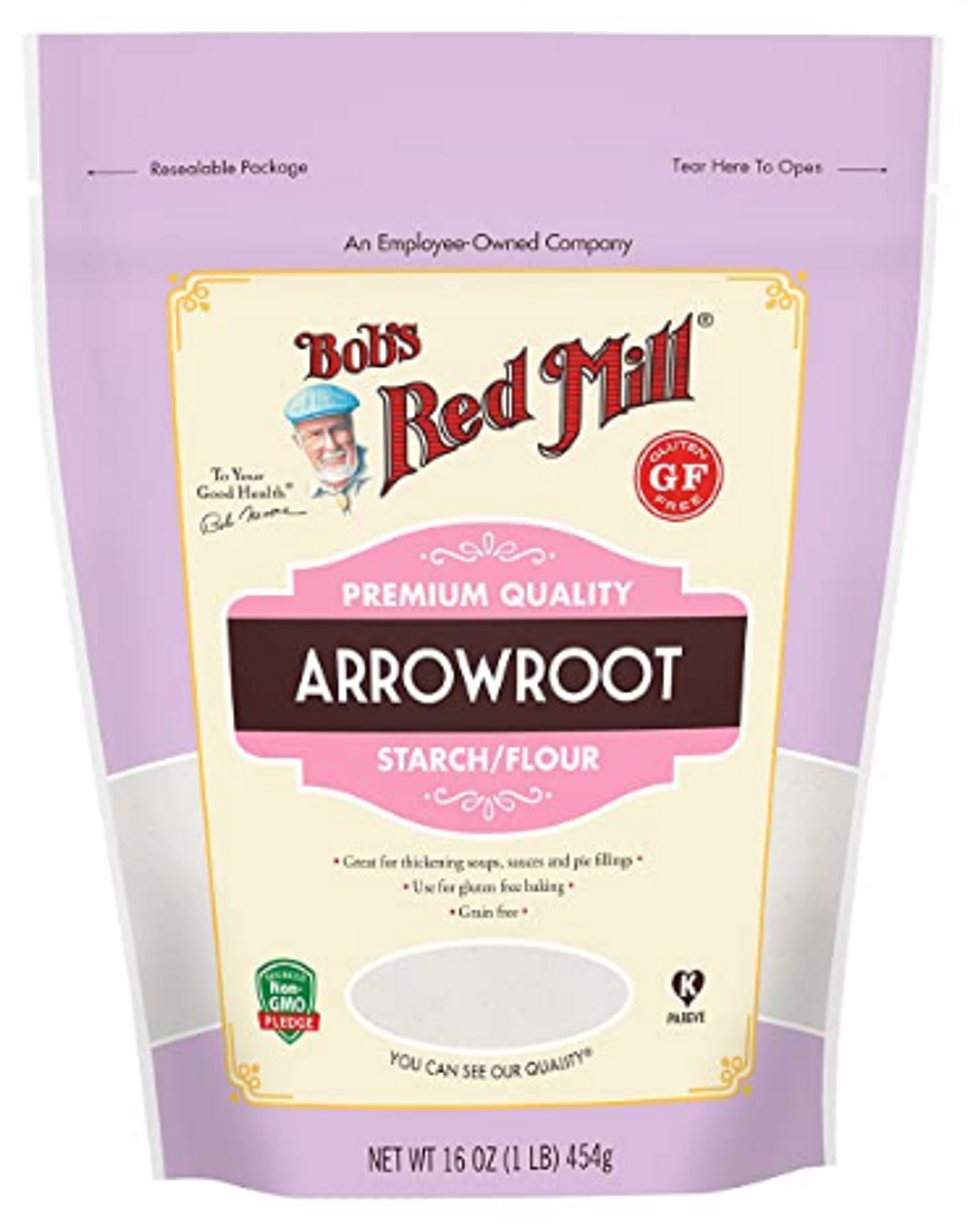 Photo of Bob's Red Mill Premium Quality Arrowroot Starch/Flour 16 Oz
