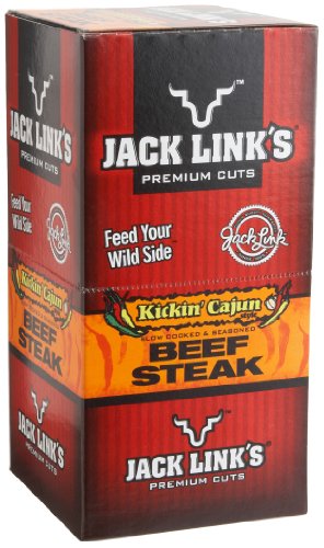 Jack Links Beef Steak, Kickin’ Cajun, 1-Ounce Packages