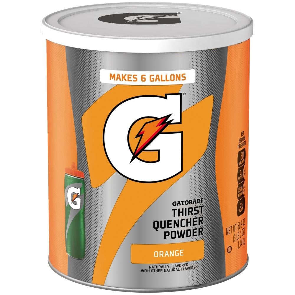 Gatorade 02 Perform Thirst Quencher Orange 50.9 Ounce Instant Powder Mix Tin
