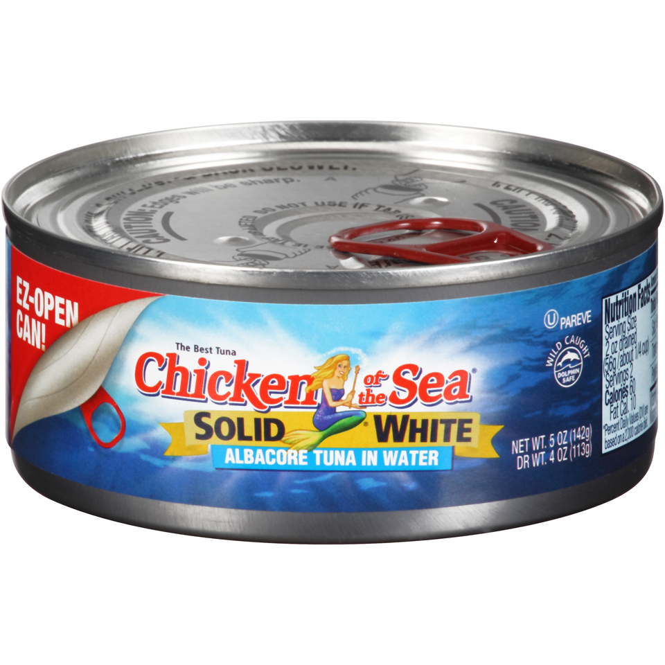 Photo of Chicken of the Sea Tuna, In Water, Premium, Albacore, 5 Ounce