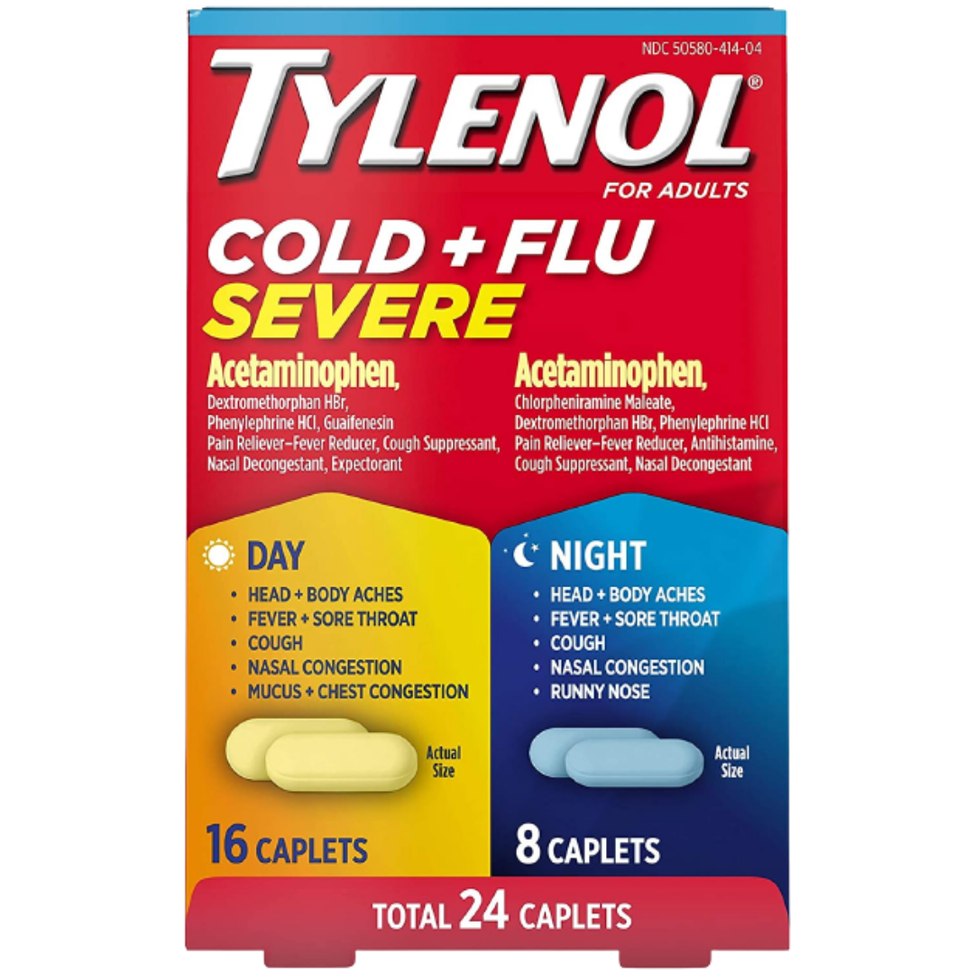 Tylenol - Cold + Flu Day& Night 24 Caplets