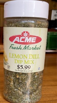 Lemon Dill Dip Mix, Lemon Dill