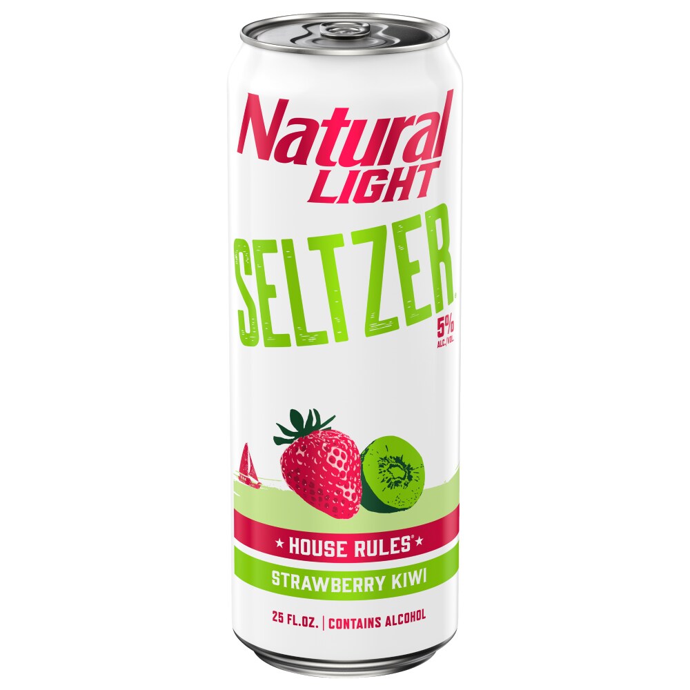 Photo of Natural Light Seltzer House Rules Strawberry Kiwi Hard