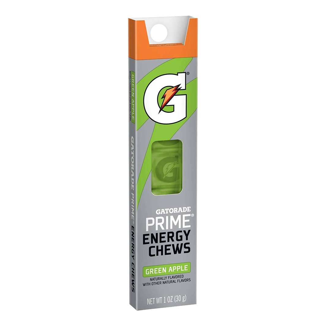 Gatorade Prime Energy Chews Cool Blue 1 Ounce Sleeve