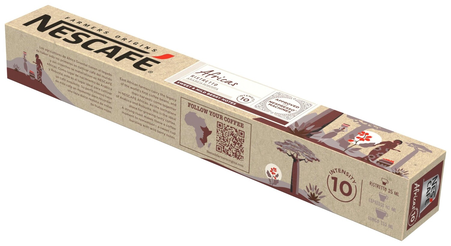 CAFE CAPS.NESCAFE AFRICAS INT.10 10UN