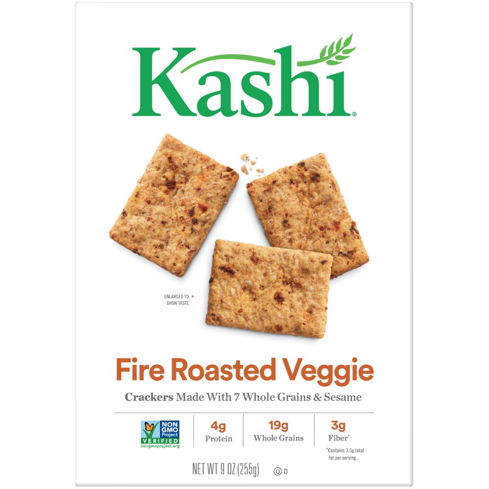 Kashi Crackers Fire Roasted Vegetable 9Oz