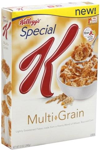 Multi-Grain Lightly Sweetened Flakes Made from a Hearty Blend of Wheat
