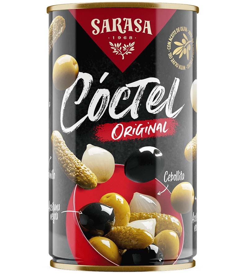 COCKTAIL SARASA C/ACEITE OLIVA 350GR
